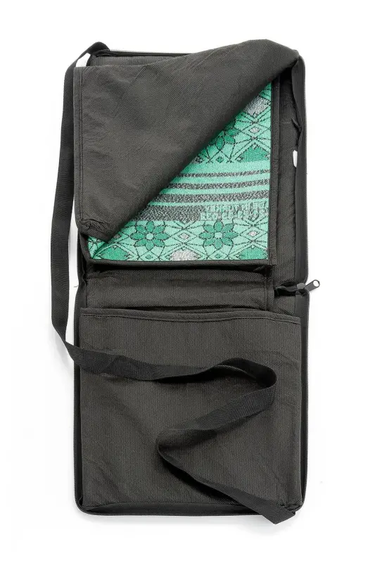 Bag with Neck Strap for Hajj, Umrah, Car and Travel Prayer Mat - 1