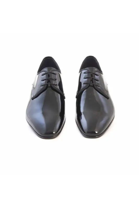 Bağcıklı Erkek Klasik Ayakkabı 700-SIYAH RUGAN - 3