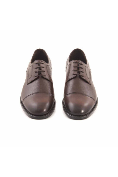 Bağcıklı Erkek Klasik Ayakkabı 9592-Kahve - 3