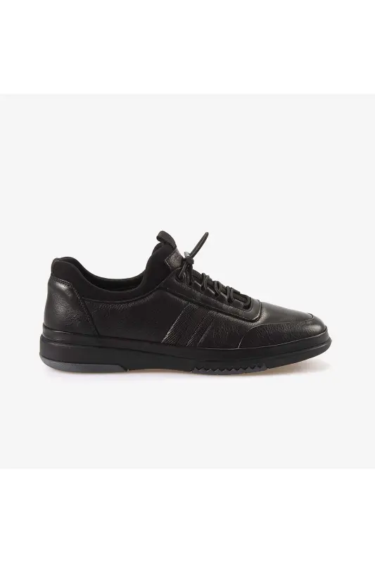 Bağcıklı Erkek Spor & Sneaker Ayakkabı 9779 - Siyah - 1