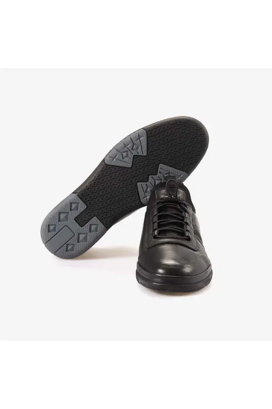 Bağcıklı Erkek Spor & Sneaker Ayakkabı 9779 - Siyah - 5