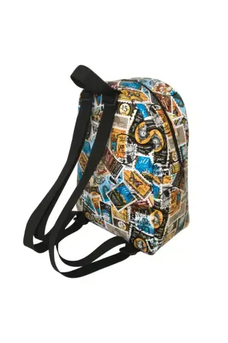 Bage Unisex Kids Teens Vintage Patterned Backpack - Mixed - Modazone (1)