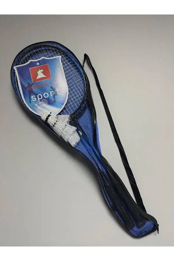 Bagged Badminton Set 2 Rackets 1 Ball Badminton Set Blue Color - 5