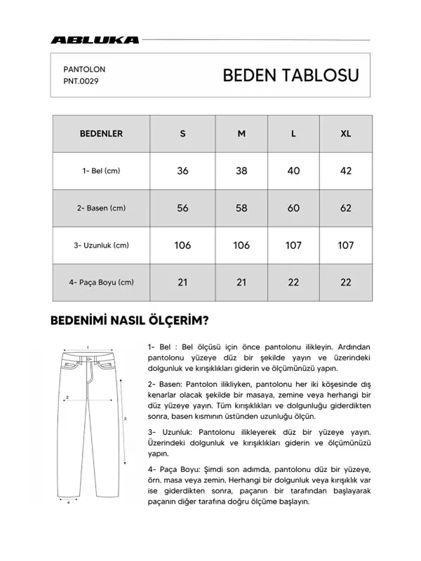 Kahverengi Baggy Fit Kumaş Erkek Pantolon Kahve-Kahverengi - 8