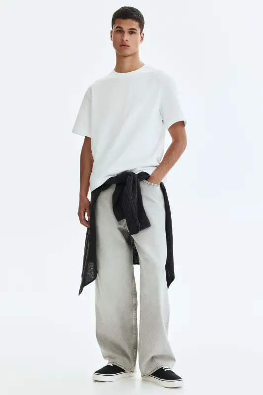 Baggy Jeans - Açık kot grisi - 1
