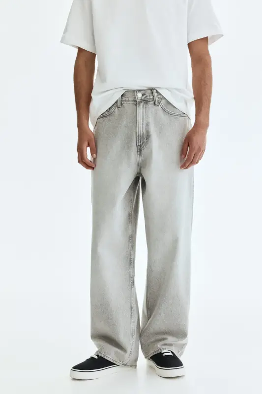 Baggy Jeans - Açık kot grisi - 2