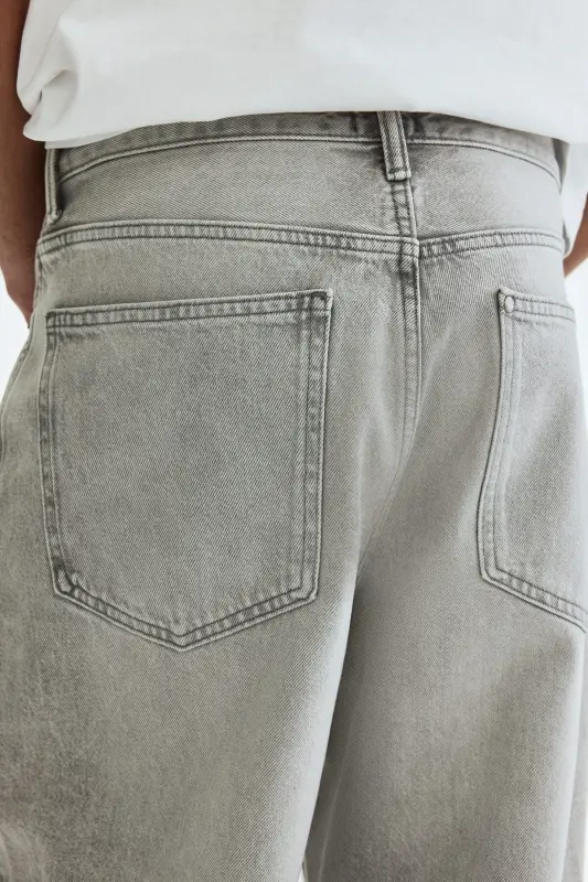 Baggy Jeans - Açık kot grisi - 4