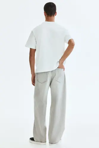 Baggy Jeans - Açık kot grisi - 5