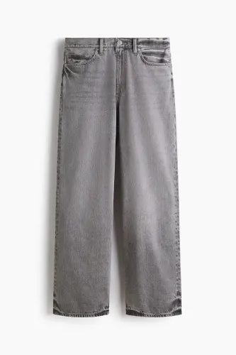 Baggy Jeans - Orta kot grisi - 4