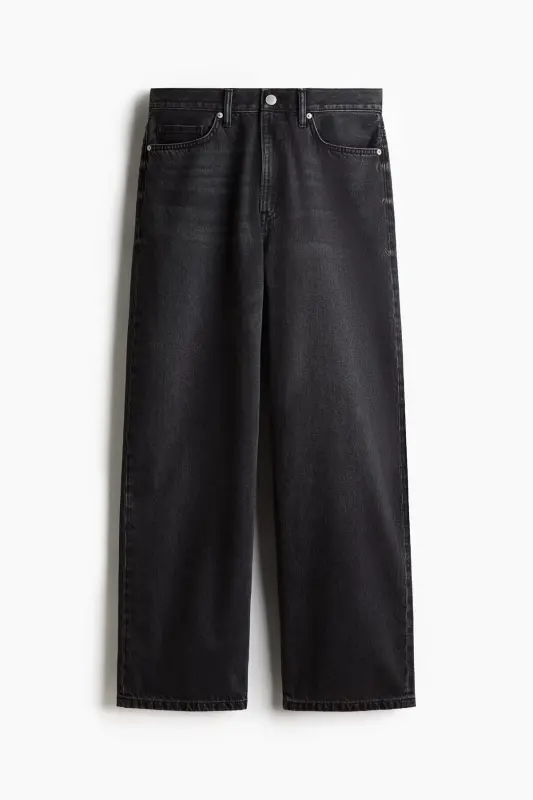 Baggy Jeans - Siyah - H&M