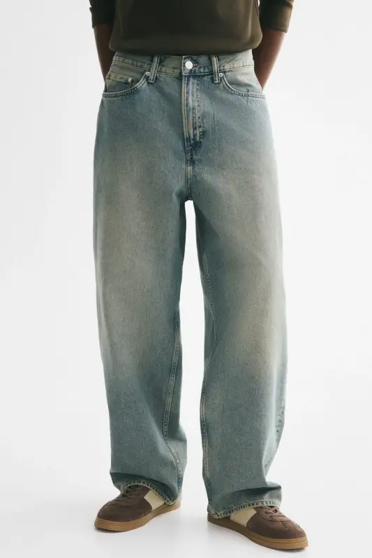 Baggy Jeans - Xira jinsi ko'k rangi - 2