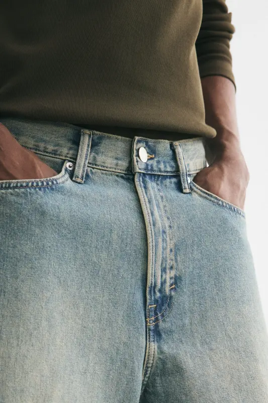 Baggy Jeans - Xira jinsi ko'k rangi - 3