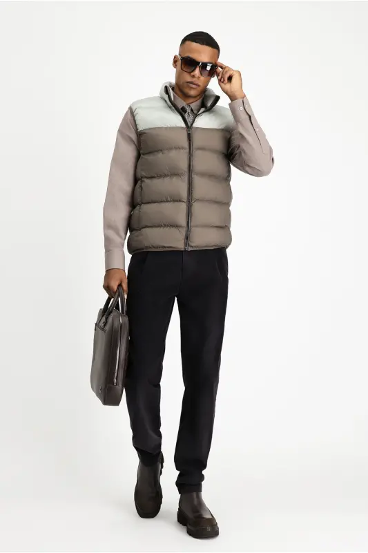 Baggy Sports Padded Vest-LIGHT GRAY - 3