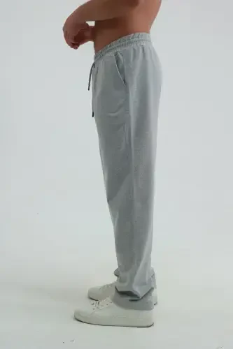 Baggy Sweatpants 2 Ip Wide Leg Full Fit-gray - 3