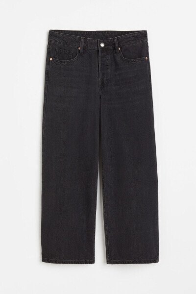 Baggy Wide Low Ankle Jeans - H&M