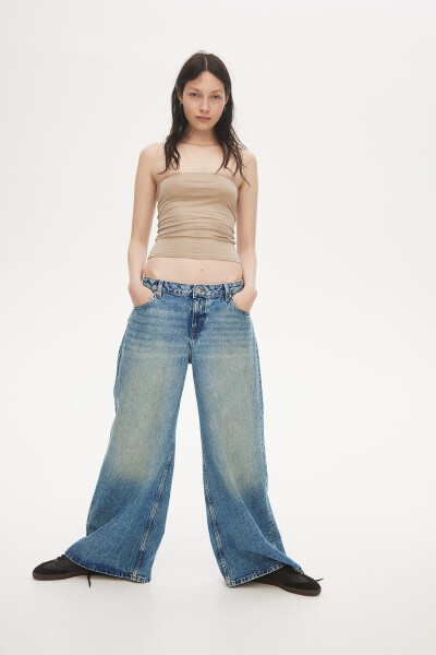 Baggy Wide Low Jeans - 2