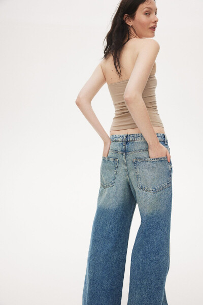 Baggy Wide Low Jeans - 5