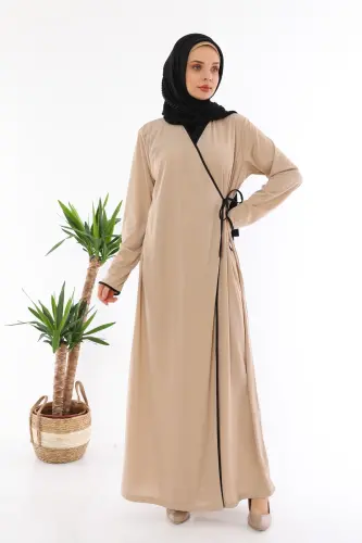 Bağlamalı Namaz Elbisesi Vizon-VİZON - MEDIPEK (1)