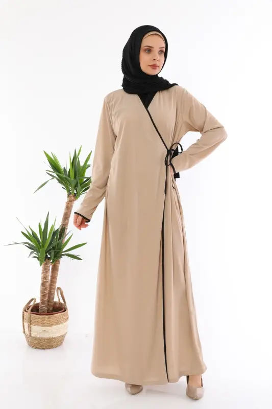 Bağlamalı Namaz Elbisesi Vizon-VİZON - 2