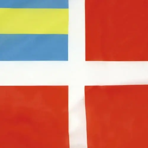 Bahamas Civil Ensign NAUTICAL Flag 18'' x 12'' - Bahamian merchant flags 30 x 45 cm. - Banner 12x18 in for boat - AZ FLAG - 3