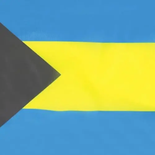 Bahamas NAUTICAL Flag 18'' x 12'' - Bahamian flags 30 x 45 cm. - Banner 12x18 in for boat - AZ FLAG - 3
