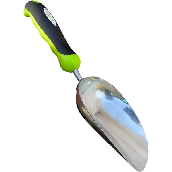 Garden Guru Super Strong Garden Scoop Trowel Shovel Transplanter, Stainless Steel, Rust Resistant, Ergonomic Grip Hand Shove, 4 Pack- - 7