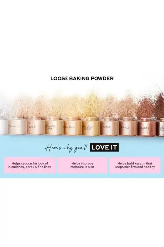 Baking Toz Pudra -Fırınlanmış Sarı Toz Pudra-32 Gr-Lace Sarı Tonlu - 6