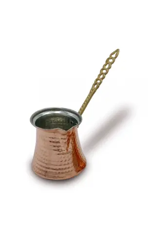 Bakır Kahve Cezvesi 3'lü Set - 3