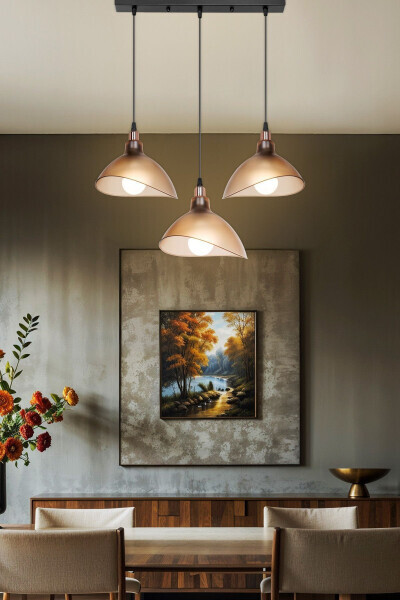 Bal Sarkıt Avize Mutfak Salon Cafe Bar Yatak Odası Koridor Lamba 3lü Sıralı - Bal-Sıralı - AG LIGHTDESIGN