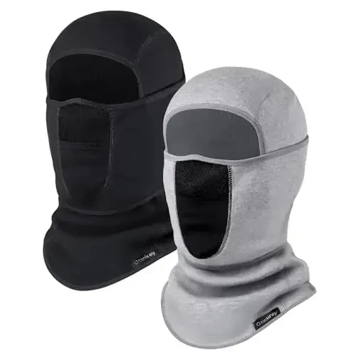 Balaclava Ski Mask (with Breathable Holes) Windproof Winter Fleece Neck Face Warmer for Men&Women - Balaclava
