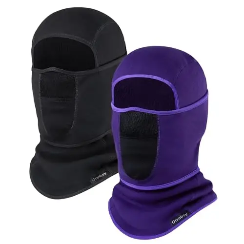 Balaclava Ski Mask (with Breathable Holes) Windproof Winter Fleece Neck Face Warmer for Men&Women 