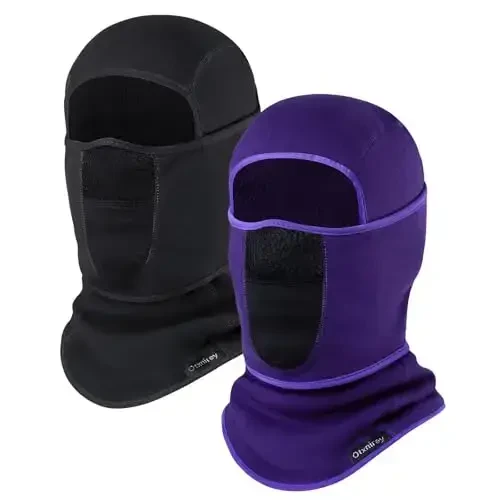 Balaclava Ski Mask (with Breathable Holes) Windproof Winter Fleece Neck Face Warmer for Men&Women - 1