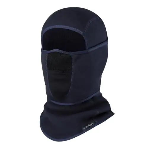 Balaklava Ski Mask (nafas oladigan teshiklari bilan) Shamolga chidamli Qishki Fleece Bo'yin Yuz Isitgichi Erkaklar va Ayollar uchun - BALACLAVA