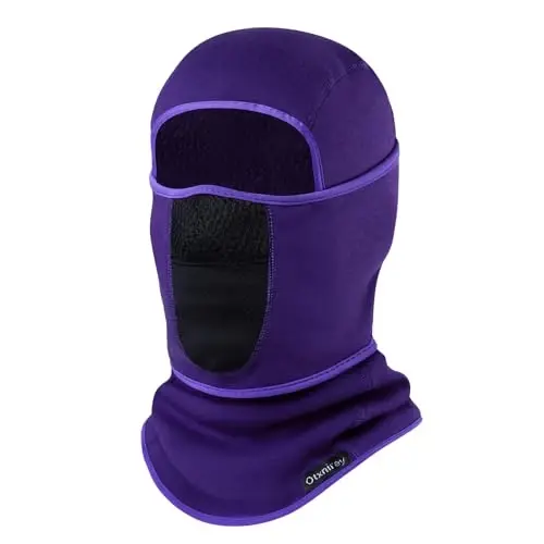 Balaklava Ski Mask (nafas oladigan teshiklari bilan) Shamolga chidamli Qishki Fleece Bo'yin Yuz Isitgichi Erkaklar va Ayollar uchun - BALACLAVA