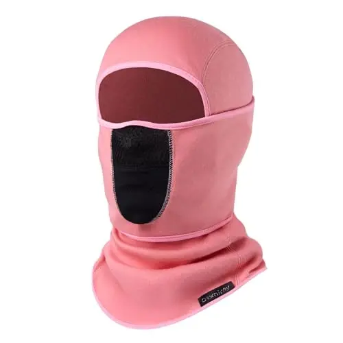 Balaklava Ski Maskasi (nafas oladigan teshiklari bilan) Shamoldan himoya qiluvchi qishki polar bo'yin yuzini isitgichi erkaklar va ayollar uchun - BALACLAVA