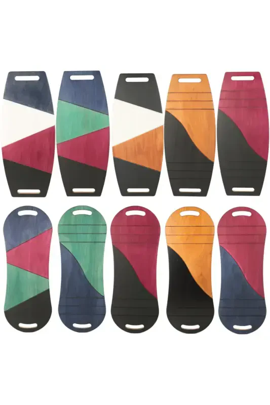 Balance Board Double Function Gym Board Rocket Board 73 x 31 CM - 2