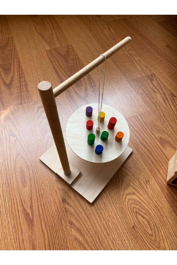 Balance Disc, Wooden Balance Game, Mathematical Hand-Eye Coordination Game - 9