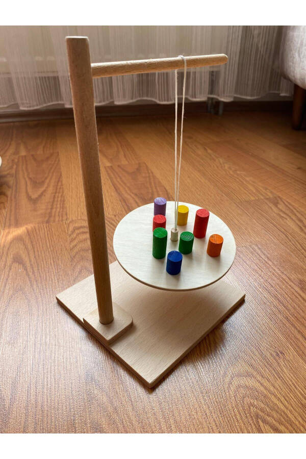 Balance Disc, Wooden Balance Game, Mathematical Hand-Eye Coordination Game - 5