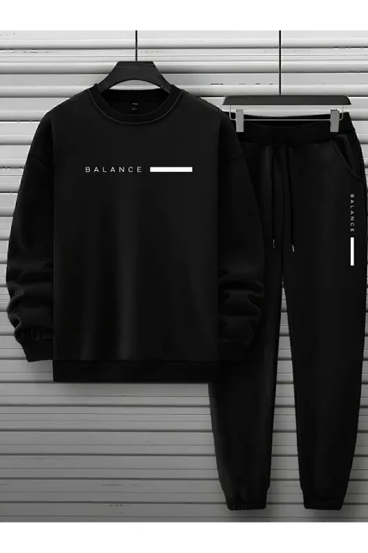 BALANCE Printed Fleece Tracksuit - SEUSCRAFT