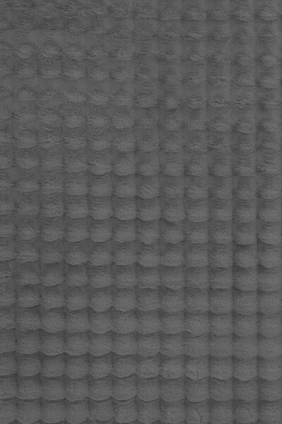 Balat Rug 3-Piece Non-Slip Bubble Plush Bath Mat Set Dark Gray 50x50(ROUND)-50x60 & 50x90 - RASCHEL CARPET (1)