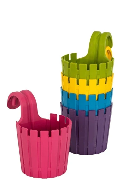 Balcony Easy Hanging Single Pot 5 Pack - Modazone