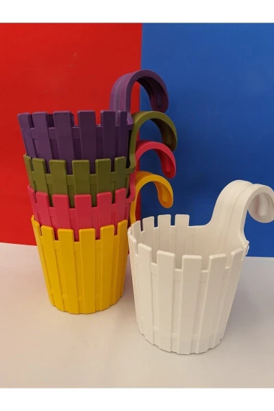 Balcony Easy Hanging Single Pot 5 Pack - 5