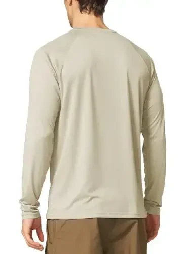 baleaf Erkaklar quyoshdan himoya qilish ko'ylaklari UV SPF UPF 50+ uzun yengli rash guard baliq ovlash yugurish tez quriydigan yengil - 2