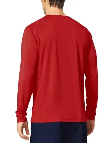 baleaf Erkaklar uchun quyoshdan himoya qiluvchi ko'ylaklar UV SPF UPF 50+ uzun yengli rash guard baliq ovlash yugurish tez quriydigan yengil - BALEAF (1)