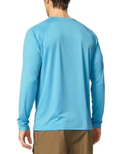 baleaf Erkek Güneş Koruma Gömlekleri UV SPF UPF 50+ Uzun Kollu Rash Guard Balık Tutma Koşu Hızlı Kuru Hafif - BALEAF (1)