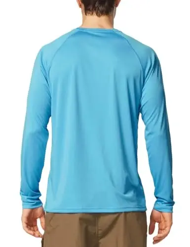 baleaf Erkek UPF 50+ Güneş Korumalı Uzun Kollu Tişört, Balıkçılık, Yüzme ve Sörf için Hızlı Kuruyan 4 Yönlü Esnek Rash Guard - BALEAF (1)