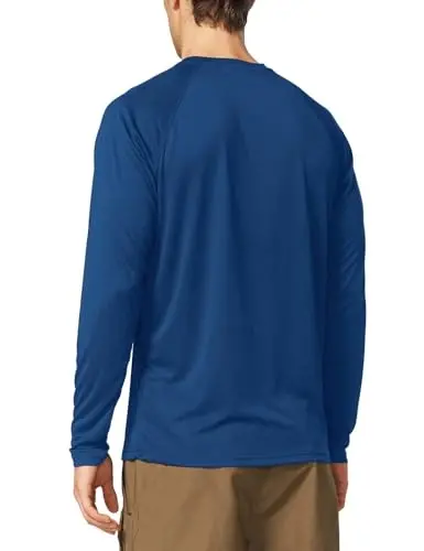 baleaf Mens UPF 50+ Sun Protection Shirts Long Sleeve Rash Guard, Quick Dry 4-Way Stretch for Fishing Swimming Surfing - 2