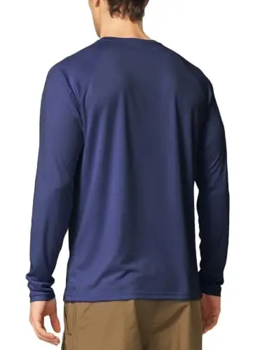 baleaf Men's Sun Protection Shirts UV SPF UPF 50+ Long Sleeve Rash Guard Fishing Running Quick Dry Lightweight - 2