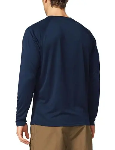 baleaf Men's Sun Protection Shirts UV SPF UPF 50+ Long Sleeve Rash Guard Fishing Running Quick Dry Lightweight - 8
