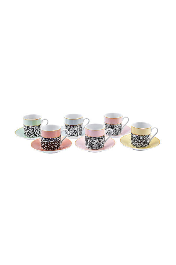 Bali 6-Piece Coffee Cup Set 80 Ml - 33